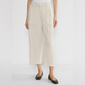 Aritzia Efforless Linen Cropped Ankle Pant (Size 2)